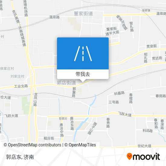 郭店东地图