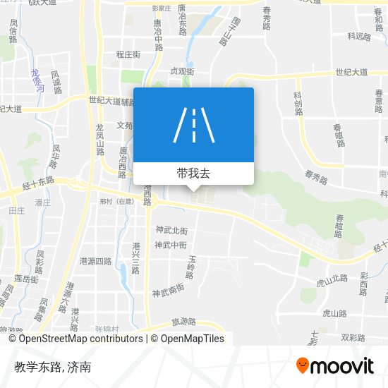 教学东路地图