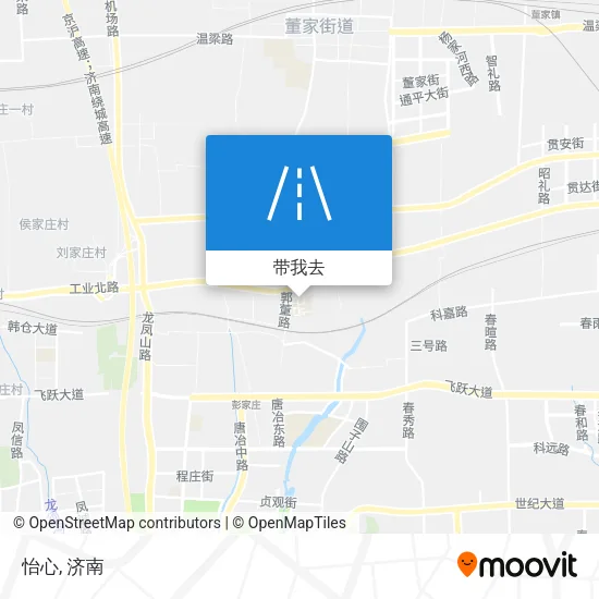 怡心地图