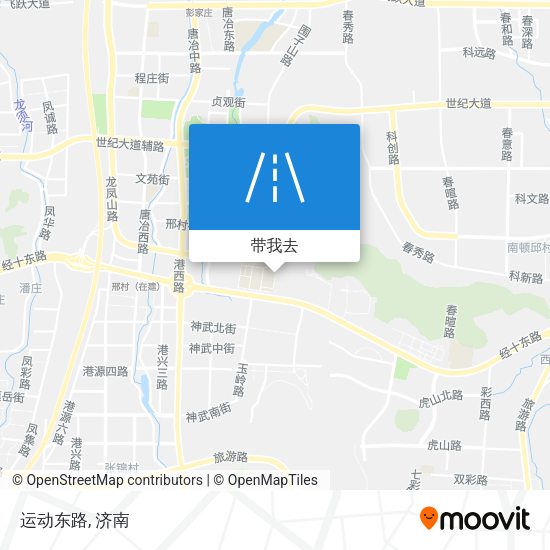运动东路地图