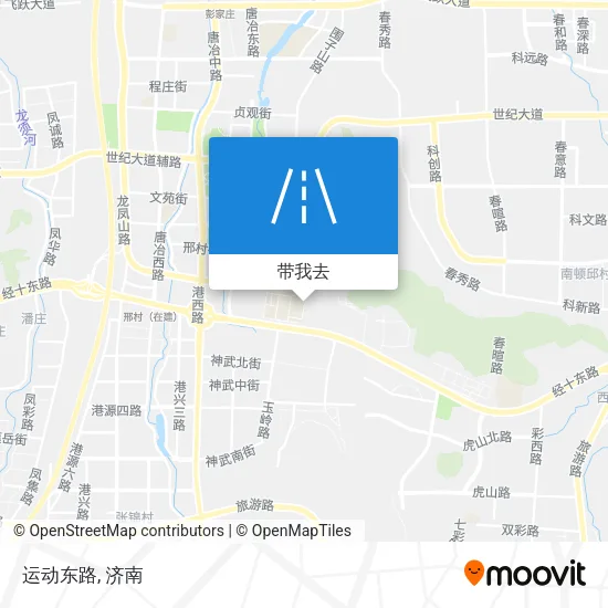 运动东路地图