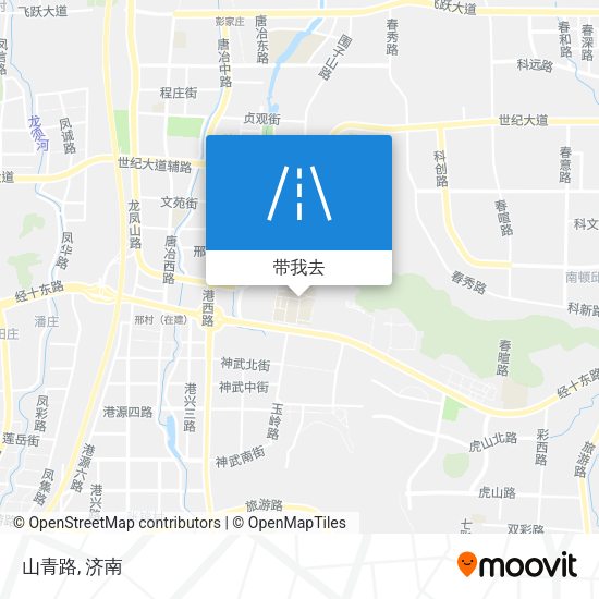 山青路地图
