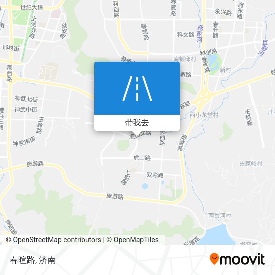 春暄路地图