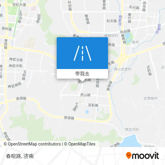 春暄路地图
