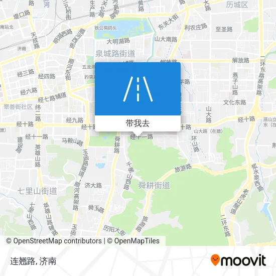 连翘路地图