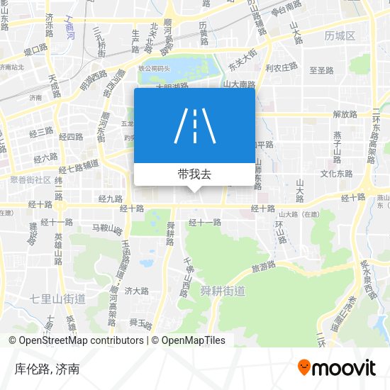 库伦路地图