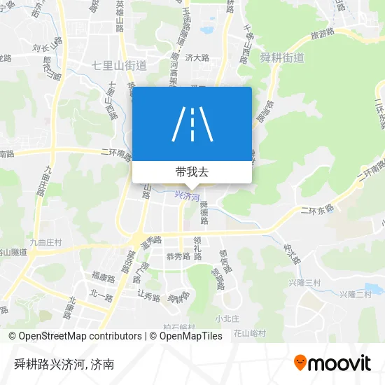 舜耕路兴济河地图