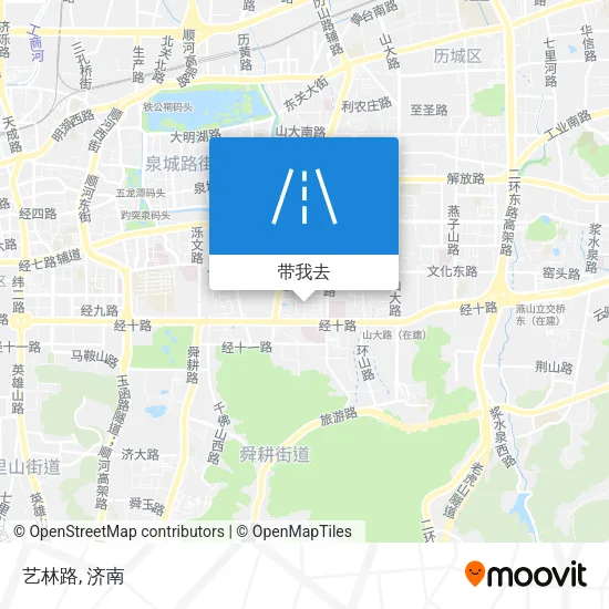 艺林路地图