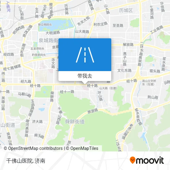 千佛山医院地图