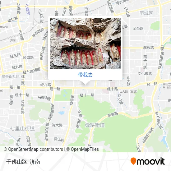 千佛山路地图