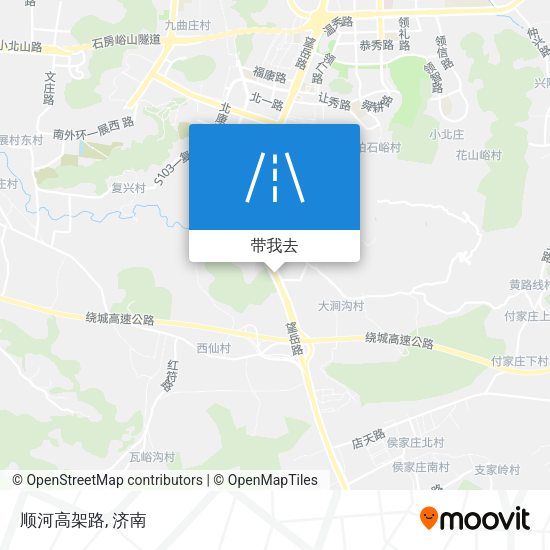 顺河高架路地图
