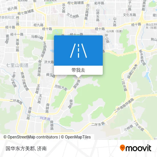国华东方美郡地图