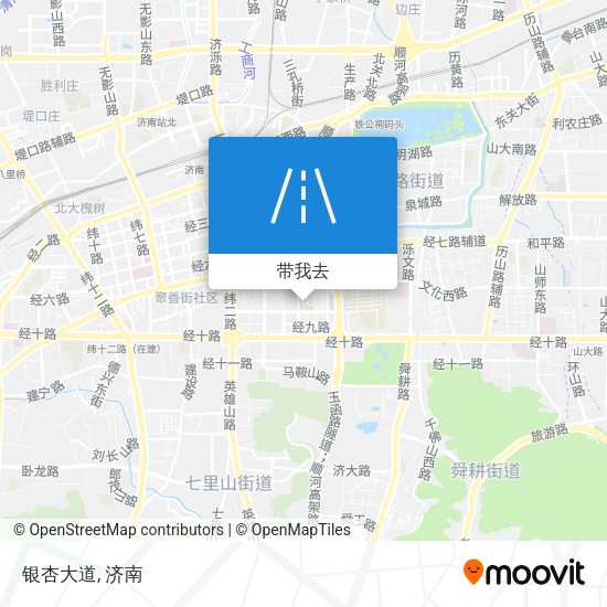 银杏大道地图