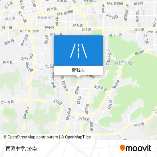西藏中学地图
