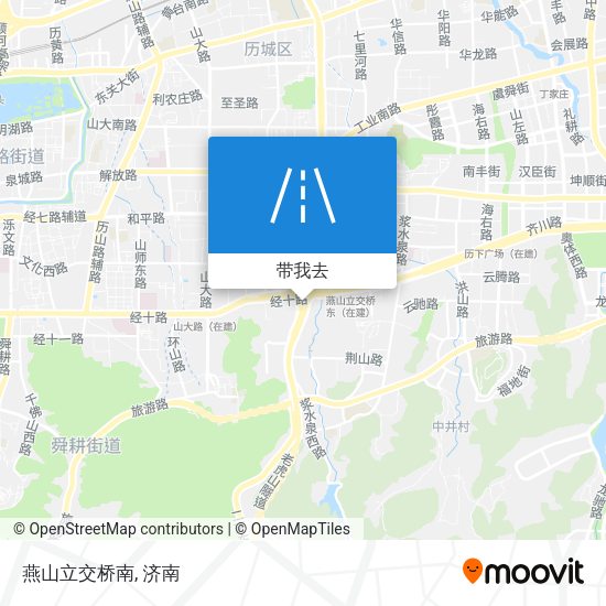燕山立交桥南地图