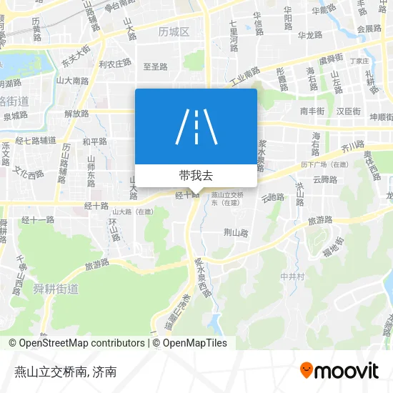 燕山立交桥南地图