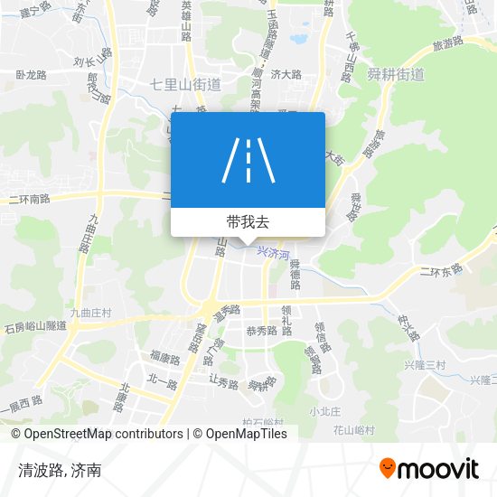清波路地图