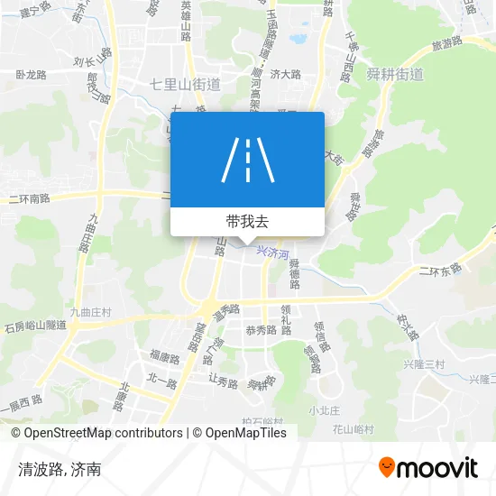 清波路地图