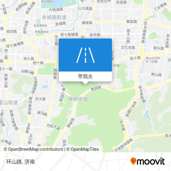 环山路地图