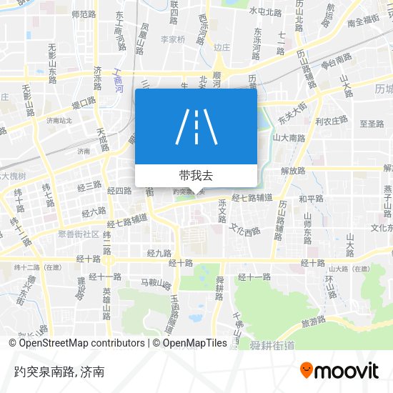 趵突泉南路地图