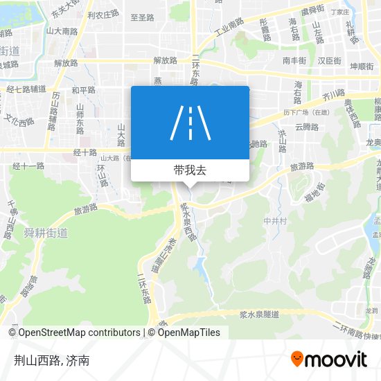 荆山西路地图
