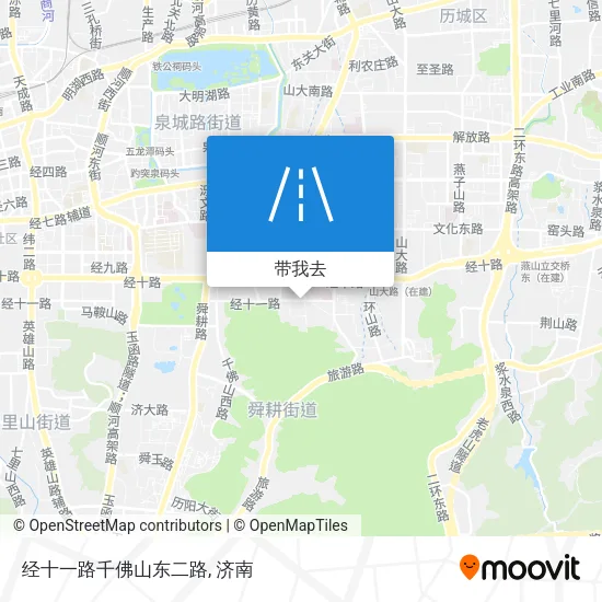 经十一路千佛山东二路地图