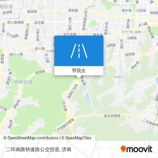二环南路快速路公交匝道地图