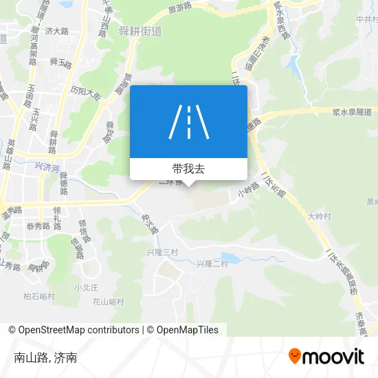南山路地图