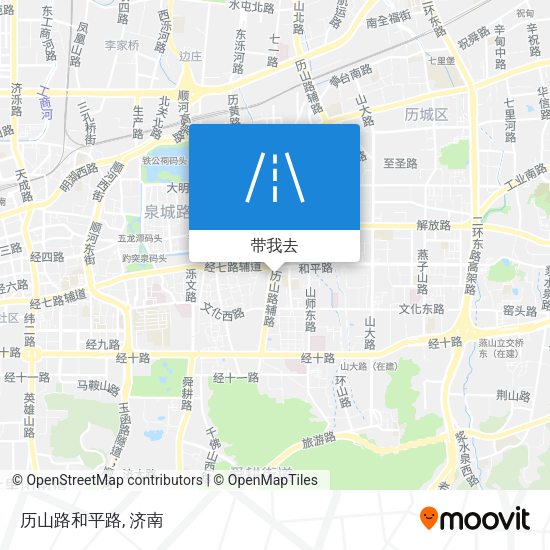 历山路和平路地图