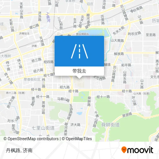 丹枫路地图