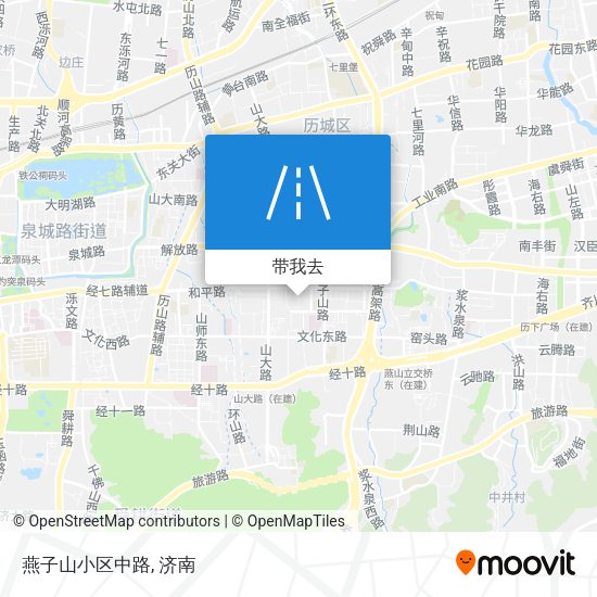燕子山小区中路地图