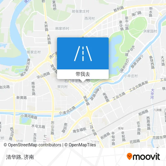 清华路地图