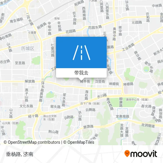 垂杨路地图