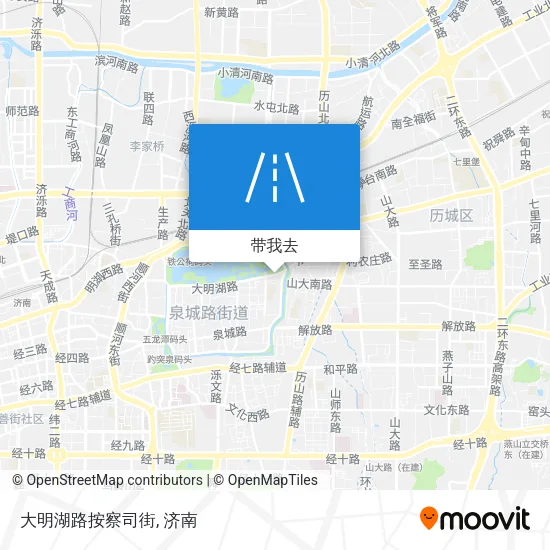 大明湖路按察司街地图