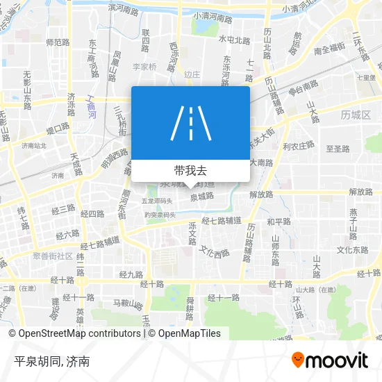 平泉胡同地图
