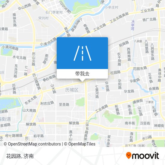 花园路地图