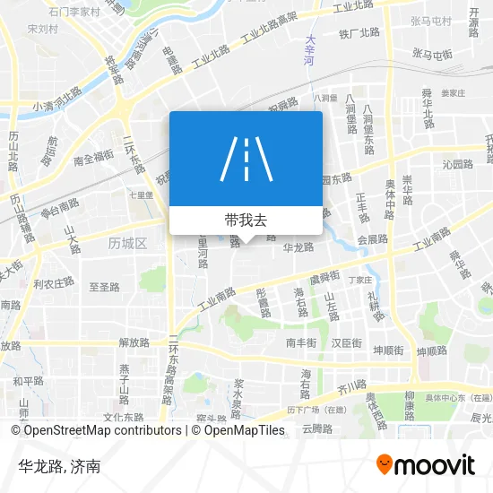 华龙路地图