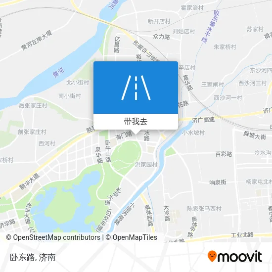 卧东路地图