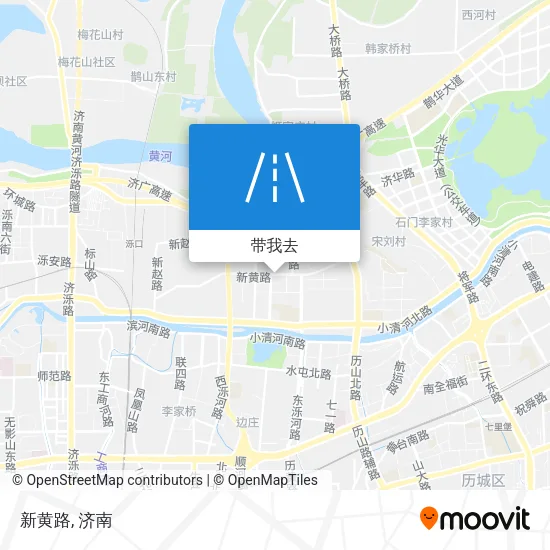 新黄路地图