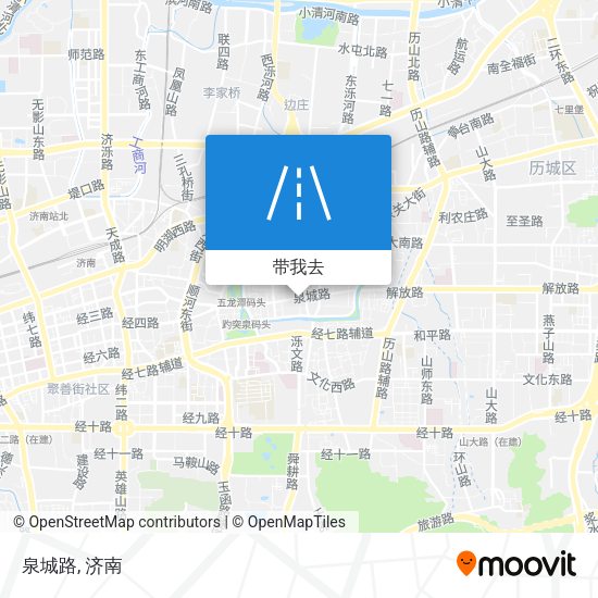 泉城路地图