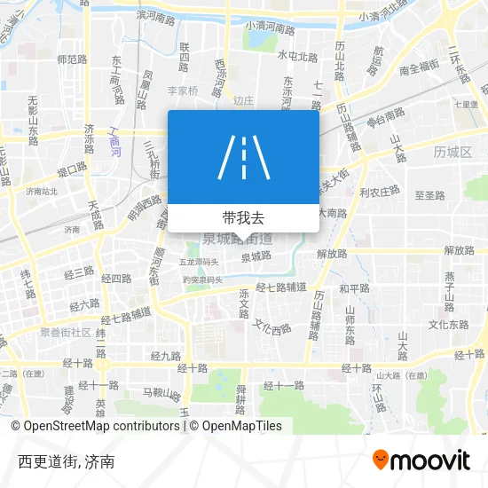 西更道街地图