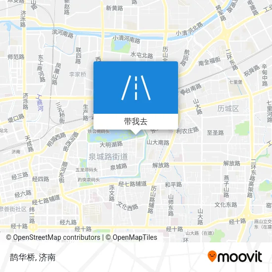 鹊华桥地图