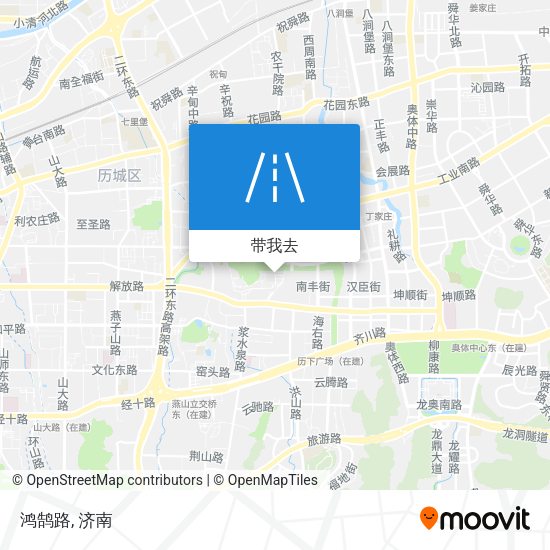 鸿鹄路地图