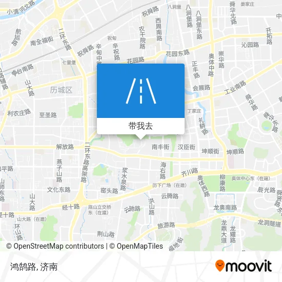 鸿鹄路地图
