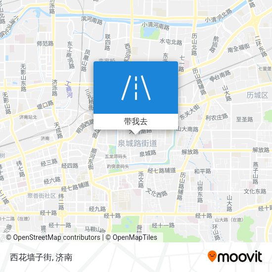 西花墙子街地图