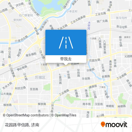 花园路华信路地图