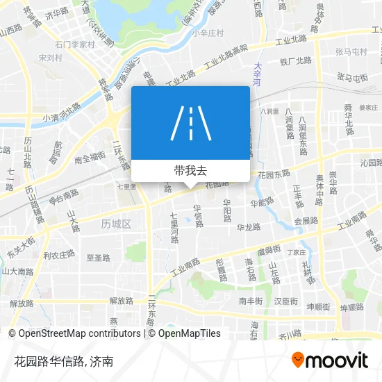 花园路华信路地图