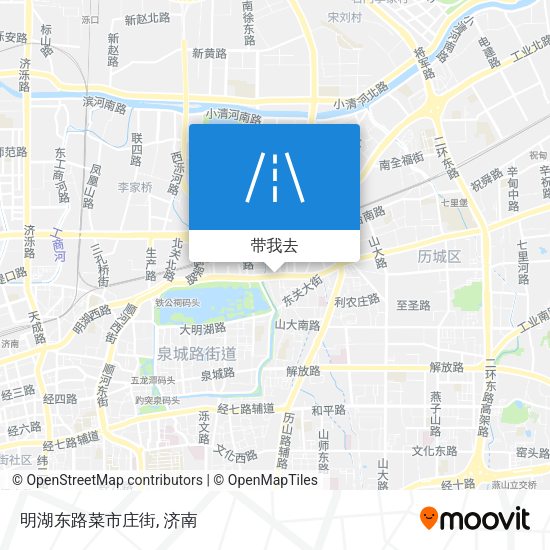 明湖东路菜市庄街地图