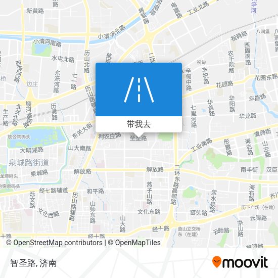 智圣路地图