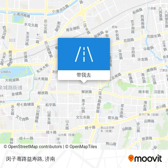 闵子骞路益寿路地图